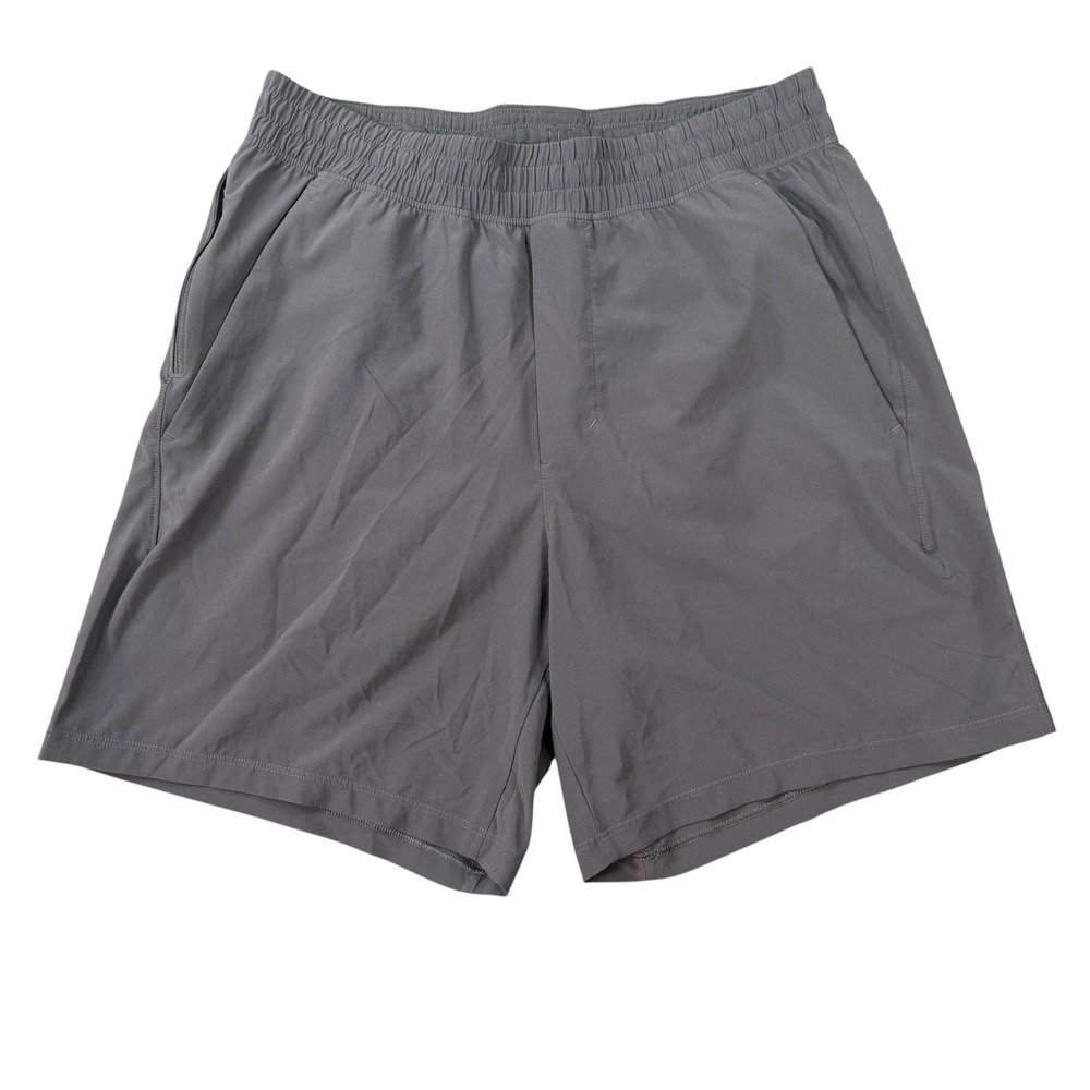 Lululemon Mens Pace Breaker Gray Linerless Athletic Training Shorts Size M